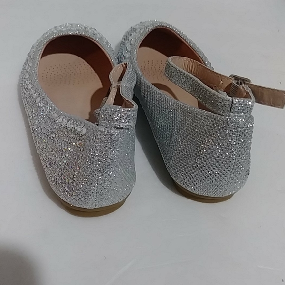 sparkly silver dress shoes Nina Women's Silver Dress Shoes, Size 9 Rhinestone Sparkle Heel Disco Prom